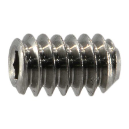 Midwest Fastener #4-40 x 3/16" 18-8 Stainless Steel Coarse Thread Hex Socket Headless Set Screws 20PK 67562